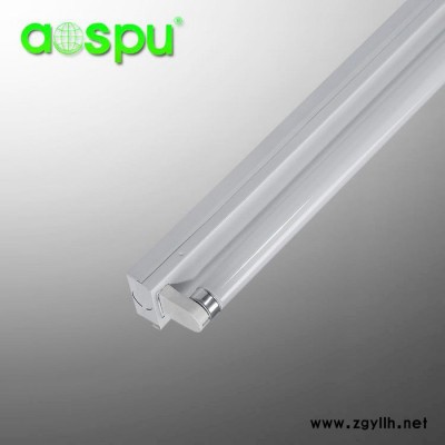 澳斯浦t5支架 单支不带罩灯管支架28W 电子荧光灯灯架