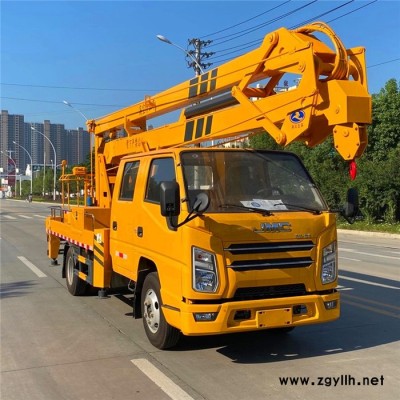 14米高空作业车路灯维修车曲臂车图片