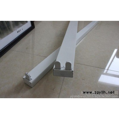 亿骏电子单支荧光灯支架1x36w厂家批发灯具0.5厚度特价促销中