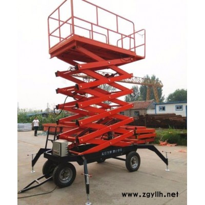 济南朝翔12米升降机 剪叉升降机 移动升降机 监控维修梯 路灯维修升降机 电动液压高空作业台
