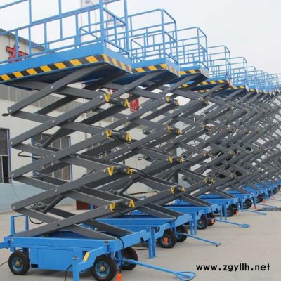 上海 浩龙移动剪叉式升降机 园林绿化修剪升降梯 设施维护登高车 路灯维修安装升降梯 工地施工电动升降脚手架 升降平台