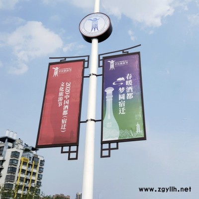 仿古灯杆灯箱路灯杆牌灯箱制作太阳能灯杆广告灯箱定制厂家供应灯杆铁艺宣传栏