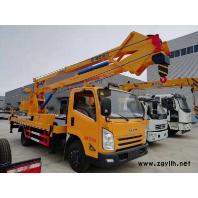 润之星；江铃国五 18米高空作业车路灯维修车