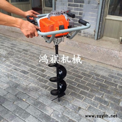 大棚立柱打眼机路灯杆钻眼机植树打眼钻洞机