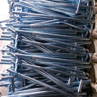 恒泰 厂家 预埋地基地脚螺栓 路灯7字热镀锌地脚螺栓厂家