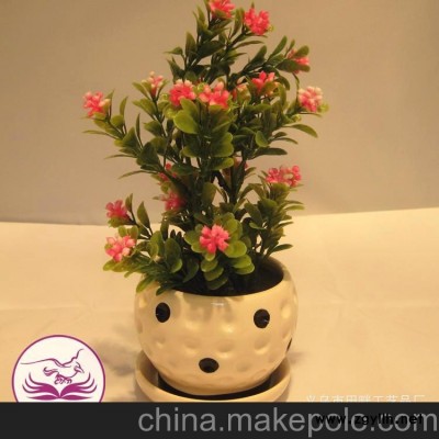迷你桌面小盆景批发厂家 仿真盆栽植物 园林仿真植物盆景