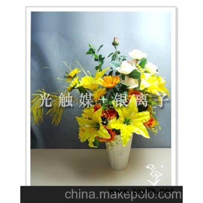 光触媒绢花 仿真花 环保工艺品