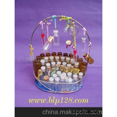 小吊饰玻璃瓶-精油水晶香水项链