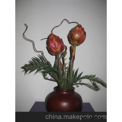 洋蓟+卷柳（仿真花)