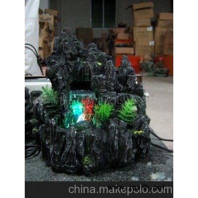 树脂小流水盆景