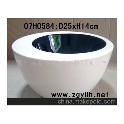 陶瓷双层碗,双层盘,水果碗