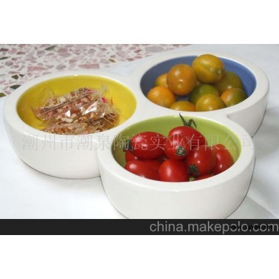 陶瓷双层盘,双层碗