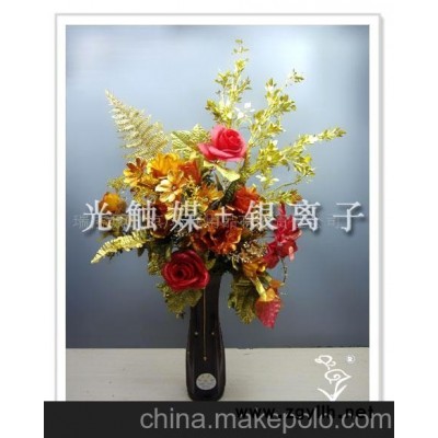 金碧辉煌 光触媒绢花 仿真花 环保工艺品