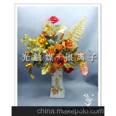 金碧辉煌2 光触媒绢花 仿真花 环保工艺品