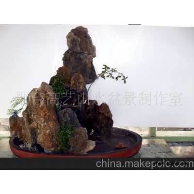 家居办公摆饰山水盆景