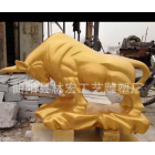 石雕牛 开荒牛 公牛 动物雕塑园林雕塑直销
