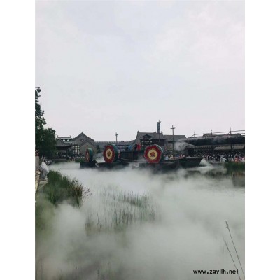 商业步行街，特色街区喷雾加湿降温设备厂家直销郑州精冠