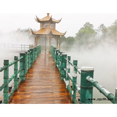 河南景区造雾 高压细水雾