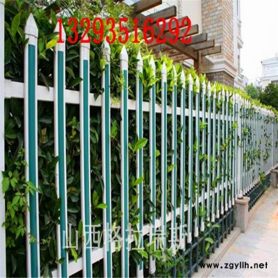 山西运城花园围栏绿化围栏PVC草坪护栏别墅围栏白色栅栏