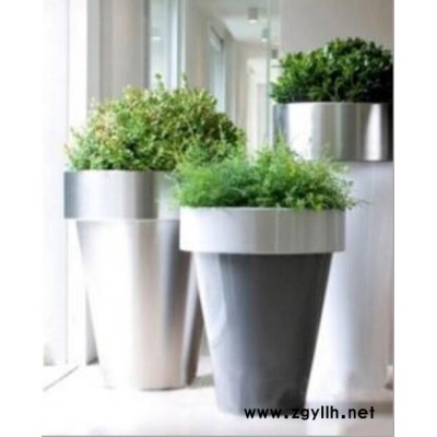 公寓不锈钢种植桶室外广场不锈钢圆形花槽