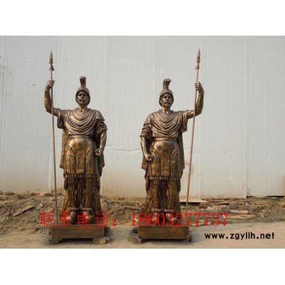 湖南康大雕塑玻璃钢西方武士雕塑促销玻璃钢雕塑