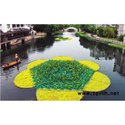 厂家直供塑料浮筒水上种花养花浮体 生态浮岛浮床