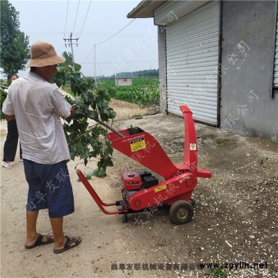 河北热销汽油四冲程苗圃园杂枝粉碎机 手推便捷式粉枝机 干鲜两用型1