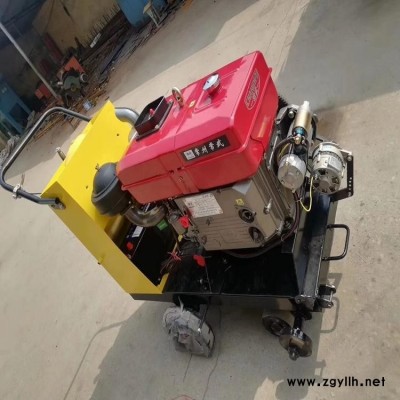 路面刻纹机切割机，马路刻纹机使用视频及注意事项