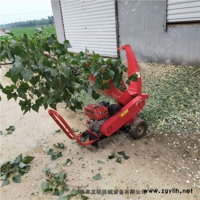 环保型电动低噪音枝条粉碎回收机 四轮后置式10公分枝干破碎机 促销中3