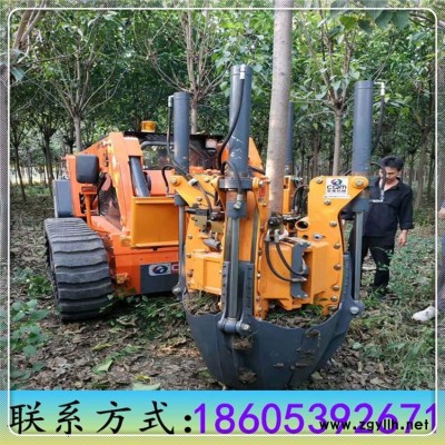 常青便携式挖树机 园林起苗移树机机 多工能移栽机