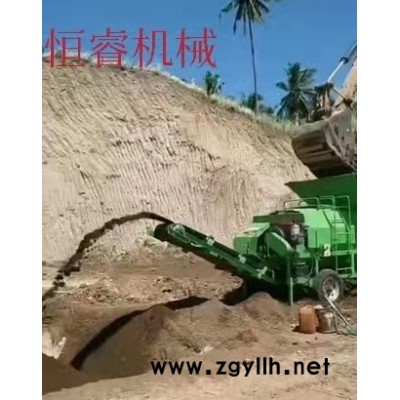 河南滚筒碎土筛分机 筛分破碎一体机 渣土分离干净  效率高出土快