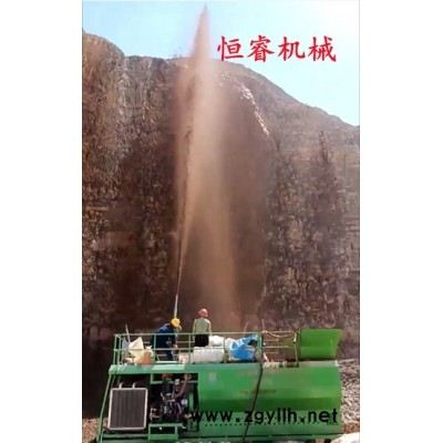 绿化植草大功率草籽喷播机 HKP-380客土喷播机 性能稳定输送量可调节