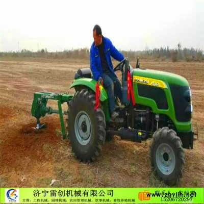 温州拖拉机打桩机家用四轮牵引挖坑机热销植树雷创牌挖坑机