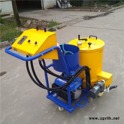 青岛出口量大沥青灌缝机 路面裂缝施工技巧 牵引式100L灌封机厂家