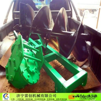 南雄四轮拖拉机后置植树挖坑机价格